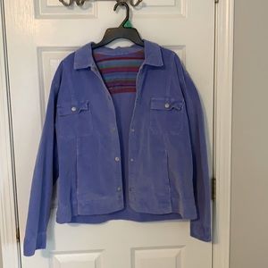 Women’s Periwinkle Blue Corduroy Jacket